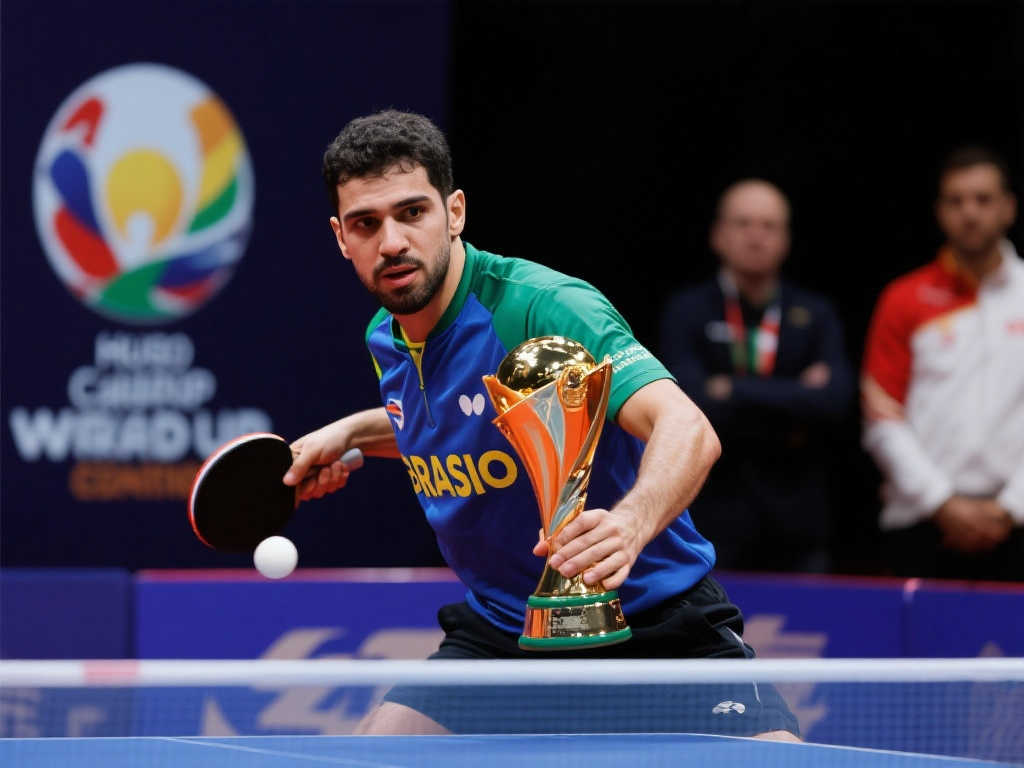 卡尔德拉诺创历史：首夺非亚欧乒乓球世界杯冠军